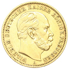 20 марок 1872 года А Германия (Пруссия) — Фото №1