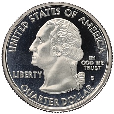 1/4 доллара (25 центов) 2000 года S США «Штаты и территории — Массачусетс» — Фото №2