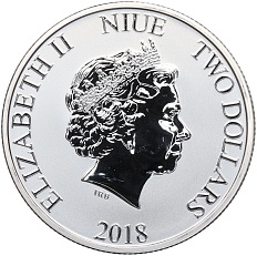 2 доллара 2018 года Ниуэ «90 лет созданию образа Микки Мауса» — Фото №2