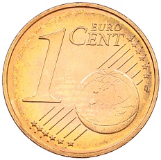 1 евроцент 2002 года Австрия — Фото №2