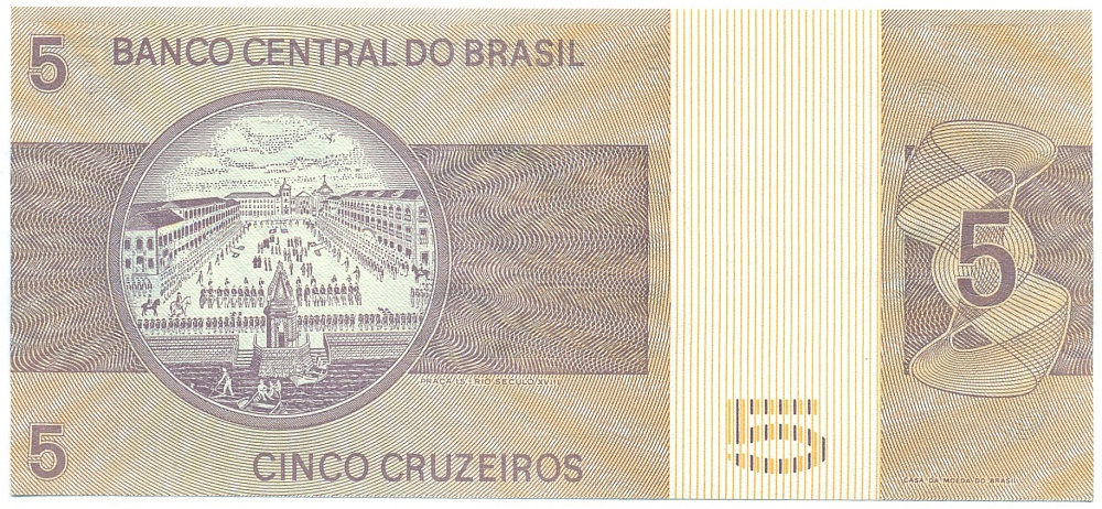 5 крузейро 1979 года Бразилия — Фото №2
