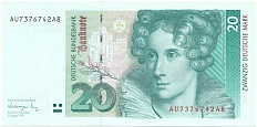 20 марок 1991 года Германия — Фото №1