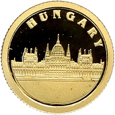 12 долларов 2008 года Либерия «Страны Европы — Венгрия» — Фото №1