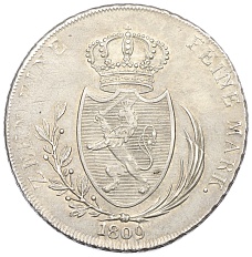 1 талер 1809 года Гессен-Дармштадт — Фото №2