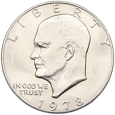 1 доллар 1978 года США «Эйзенхауэр» — Фото №1
