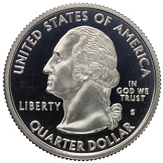 1/4 доллара (25 центов) 2001 года S США «Штаты и территории — Северная Каролина» — Фото №2