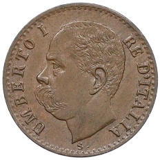 1 чентезимо 1895 года Италия — Фото №2