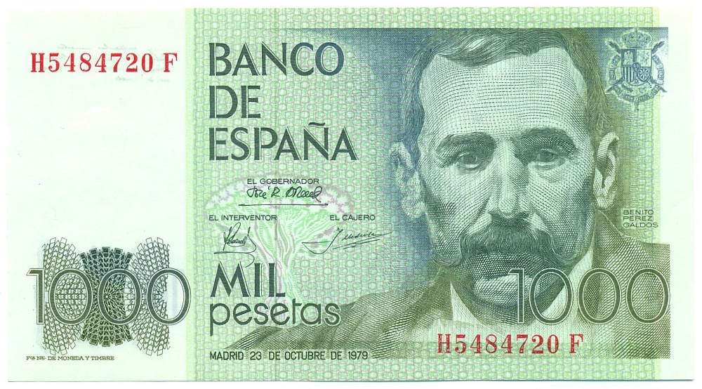 1000 песет 1979 года Испания — Фото №1