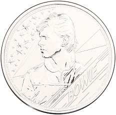 2 фунта 2021 года Великобритания «Легенды музыки — Дэвид Боуи» — Фото №1