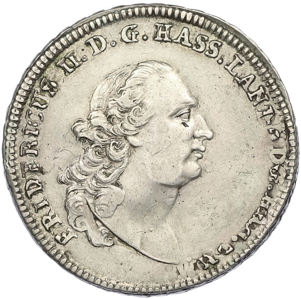 1 талер 1778 года Гессен-Кассель (Фредерик II) — Фото №1