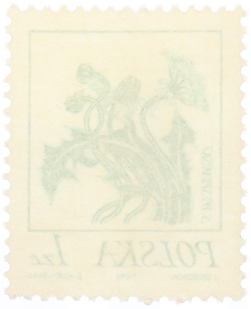 Почтовая марка 1 злотый 1974 года Польша — Фото №2