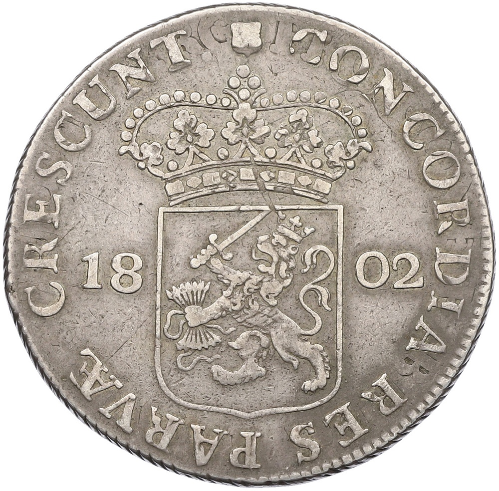 1 ригсдальдер 1802 года Нидерланды (Батавская республика) — Фото №2