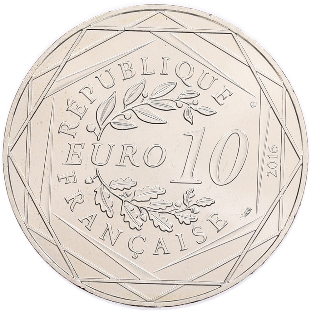 10 евро 2016 года Франция «Маленький принц — Канны» — Фото №2