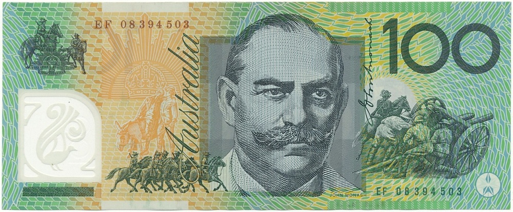 100 долларов 2008 года Австралия — Фото №1