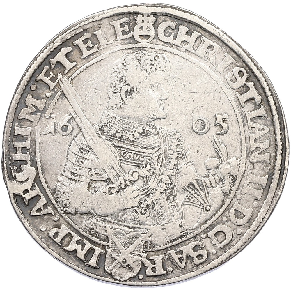 1 талер 1605 года Саксония — Фото №1