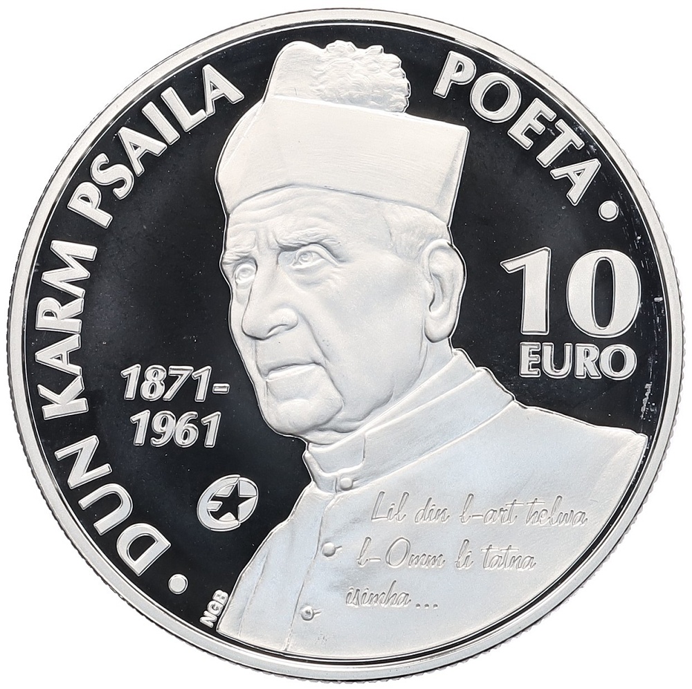 10 евро 2013 года Мальта «Дун Карм Псайла» — Фото №1