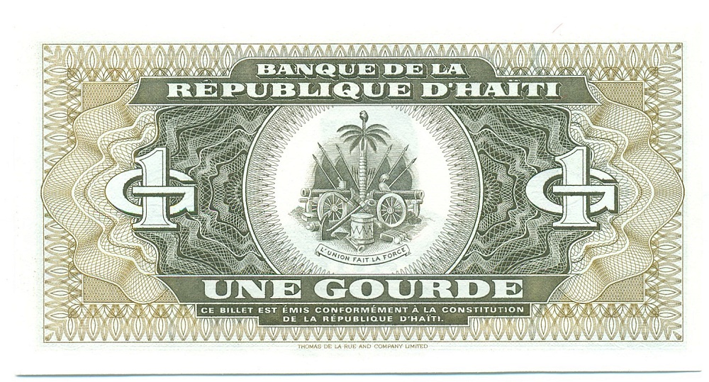 1 гурд 1993 года Гаити — Фото №2