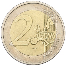 2 евро 2002 года Греция — Фото №2