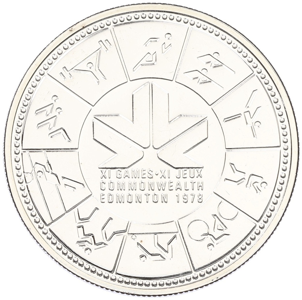1 доллар 1978 года Канада «XI игры содружества в Эдмонтоне» — Фото №1