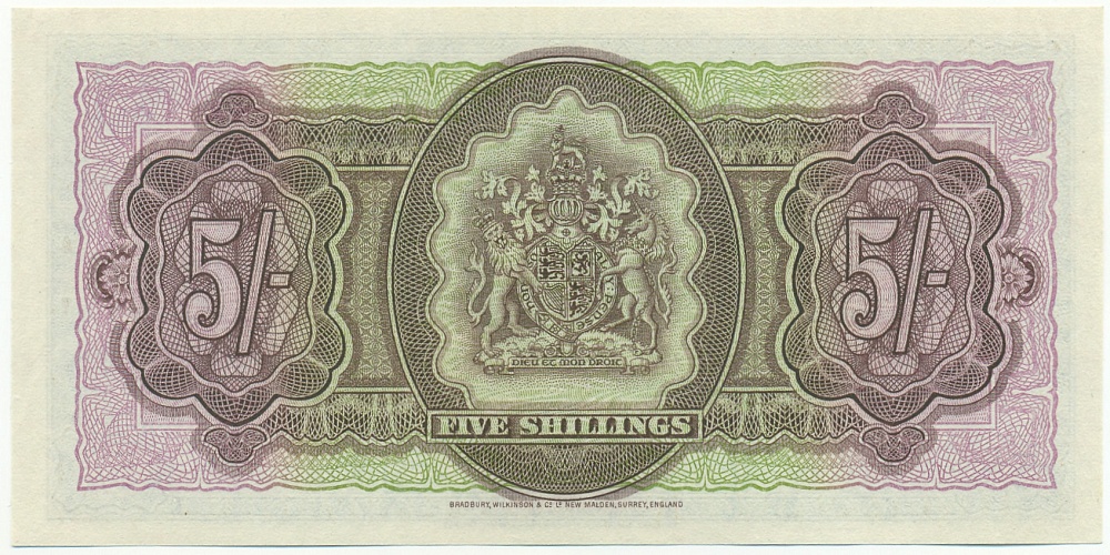 5 шиллингов 1957 года Британские Бермуды — Фото №2