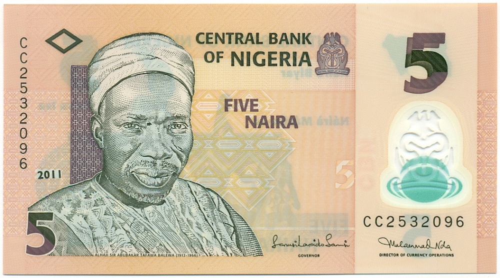 5 найра 2011 года Нигерия — Фото №1