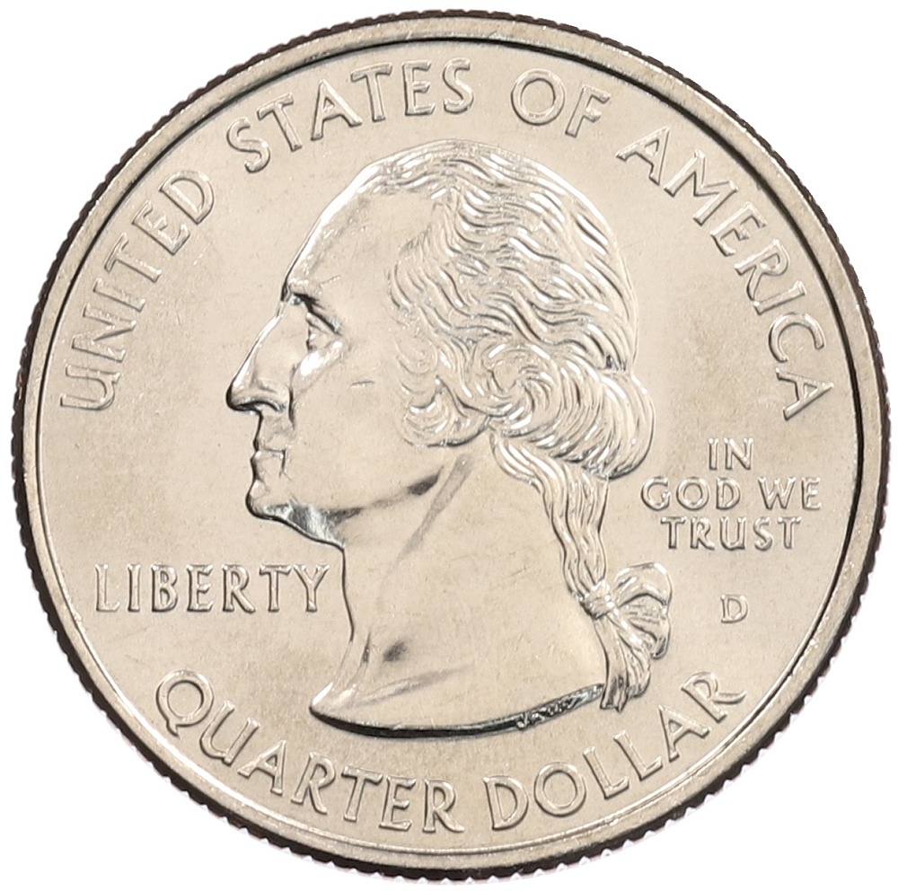 1/4 доллара (25 центов) 1999 года D США «Штаты и территории — Джорджия» — Фото №2