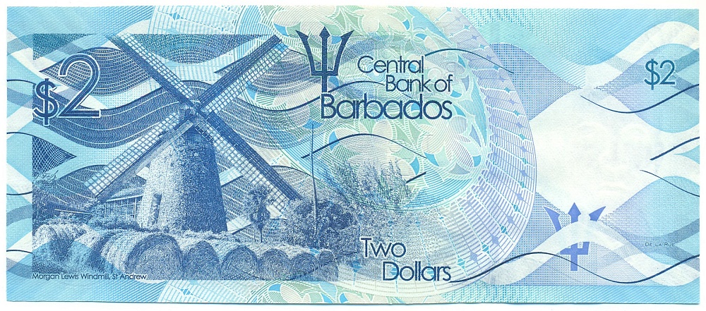 2 доллара 2013 года Барбадос — Фото №2