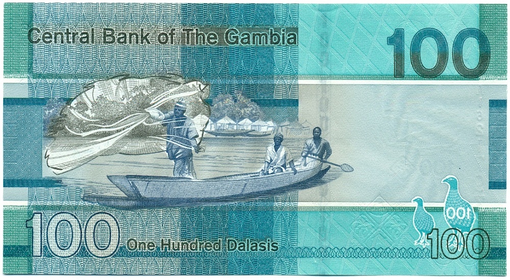 100 даласи 2019 года Гамбия — Фото №2