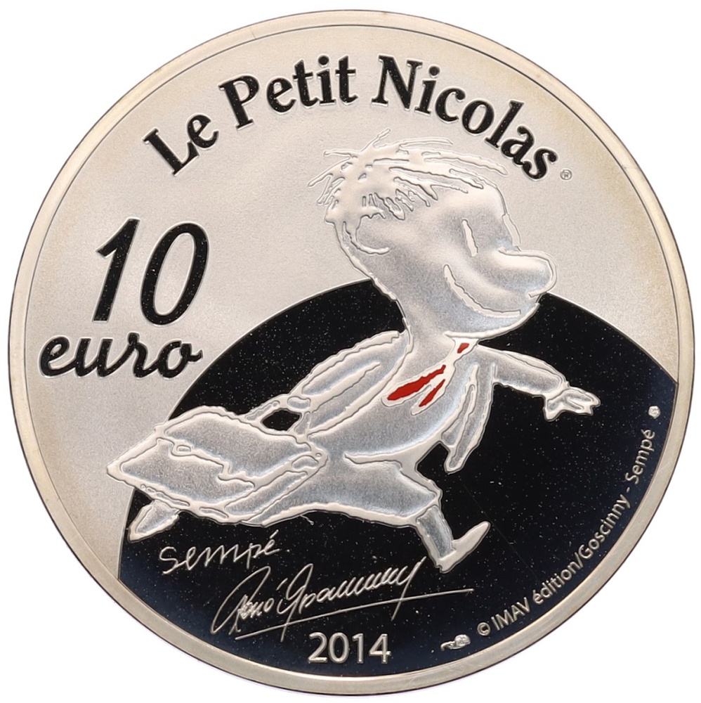 10 евро 2014 года Франция «Маленький Николя» — Фото №2