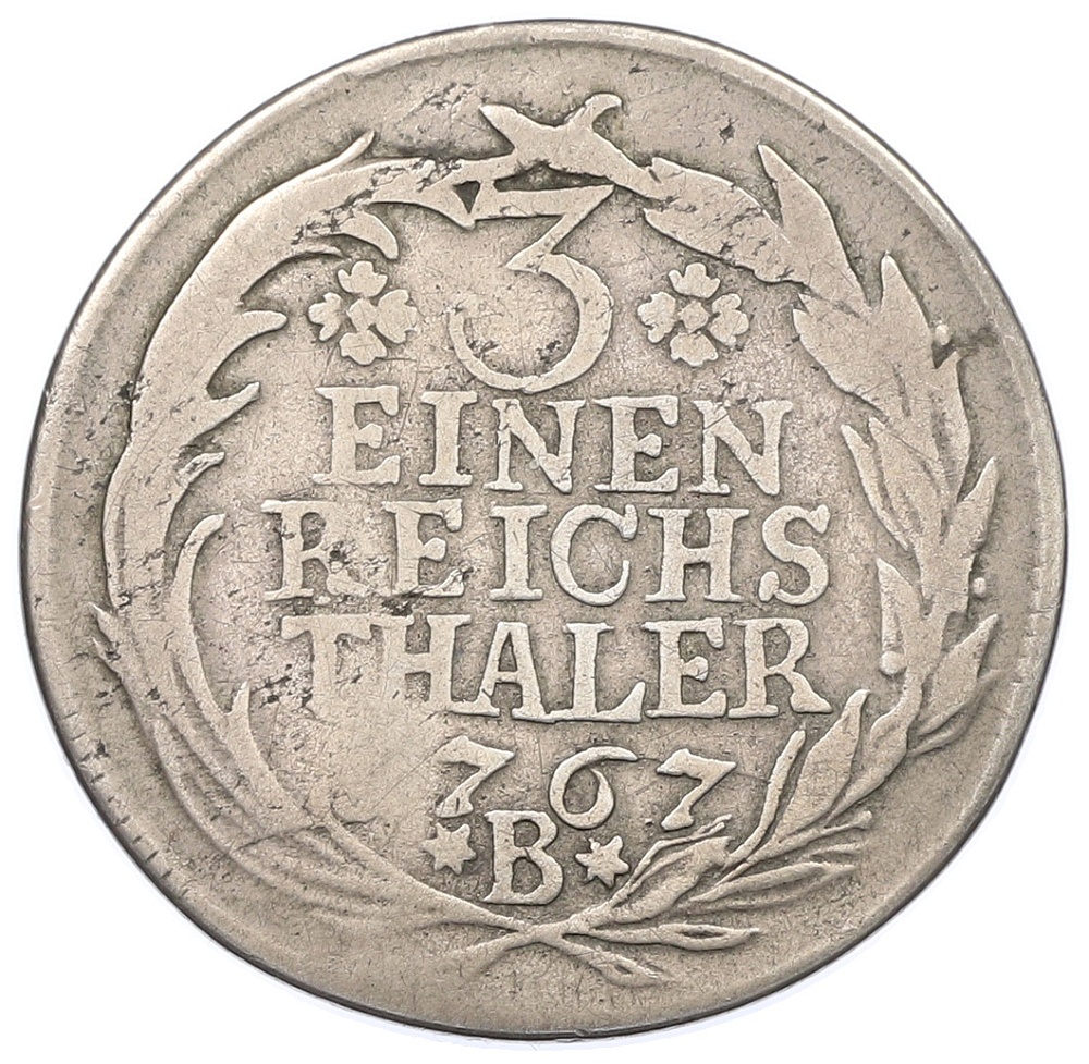 1/3 рейхсталера 1767 года B Пруссия — Фото №1