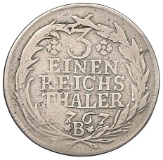 1/3 рейхсталера 1767 года B Пруссия — Фото №1