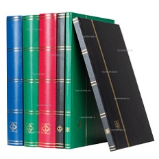 Альбом для марок на 32 страницы, Stockbook BASIC S32, Зеленый, LEUCHTTURM, 327381 — Фото №1