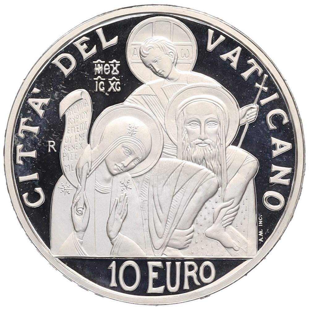 10 евро 2008 года Ватикан «Всемирный день мира» — Фото №1
