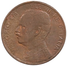 1 чентезимо 1914 года Италия — Фото №2