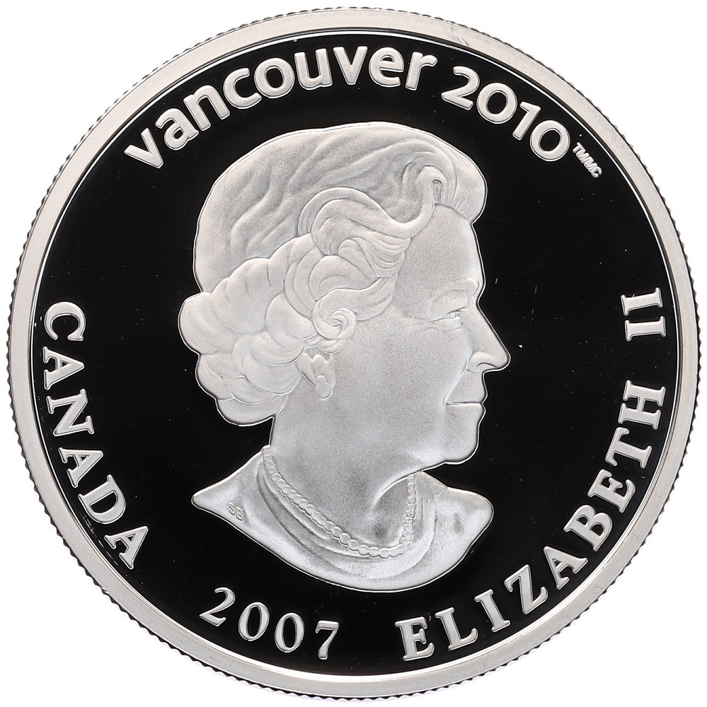 25 долларов 2007 года Канада «XXI зимние Олимпийские Игры 2010 в Ванкувере — Биатлон» — Фото №2