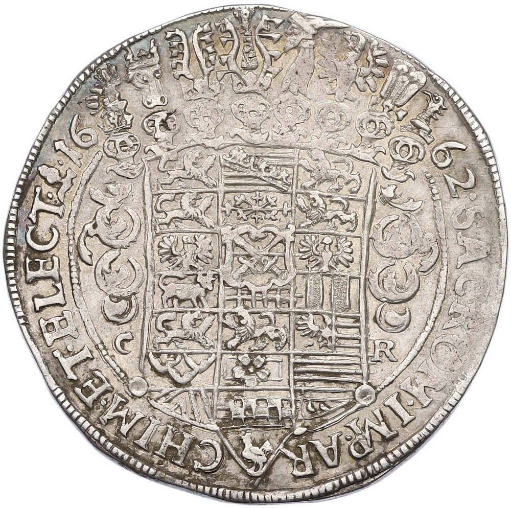 1 талер 1662 года Саксония — Иоганн Георг II — Фото №2