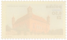 Почтовая марка 8.50 злотых 1971 года Польша «Польские замки» — Фото №2