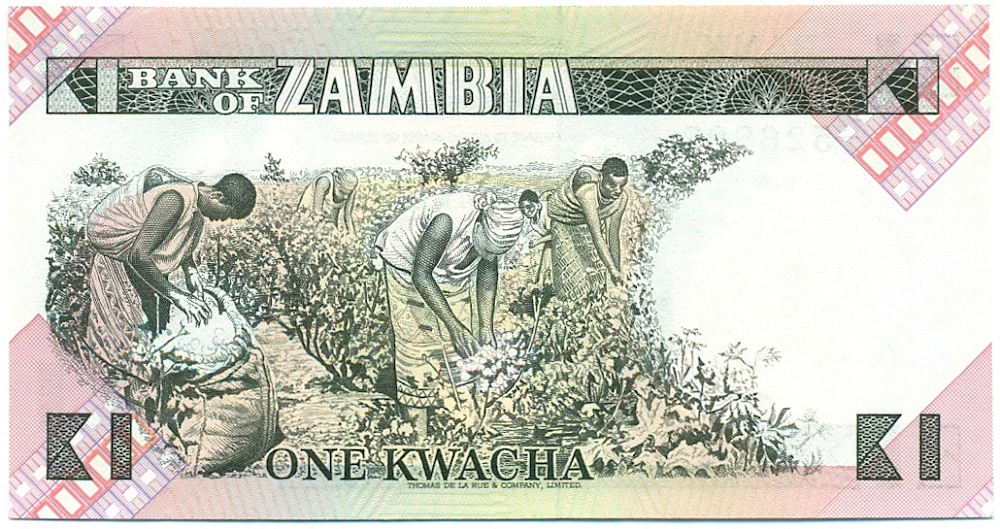 1 квача 1986 года Замбия — Фото №2