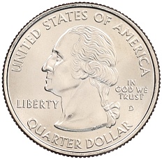 1/4 доллара (25 центов) 2006 года D США «Штаты и территории — Невада» — Фото №2