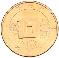 5 евроцентов 2008 года Мальта — Фото №1