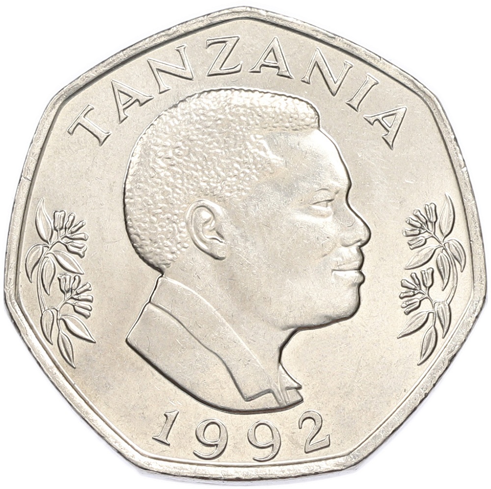 20 шиллингов 1992 года Танзания — Фото №2