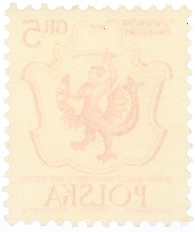 Почтовая марка 5 грошей 1965 года Польша — Фото №2