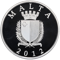 10 евро 2012 года Мальта «65 лет со дня смерти Антонио Шортино» — Фото №2