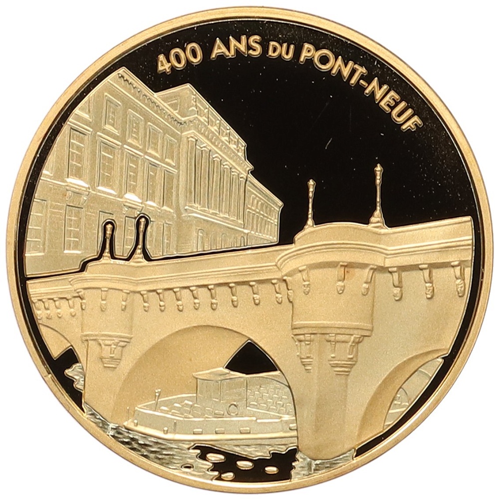 10 евро 2007 года Франция «400 лет мосту Пон-Неф» — Фото №1
