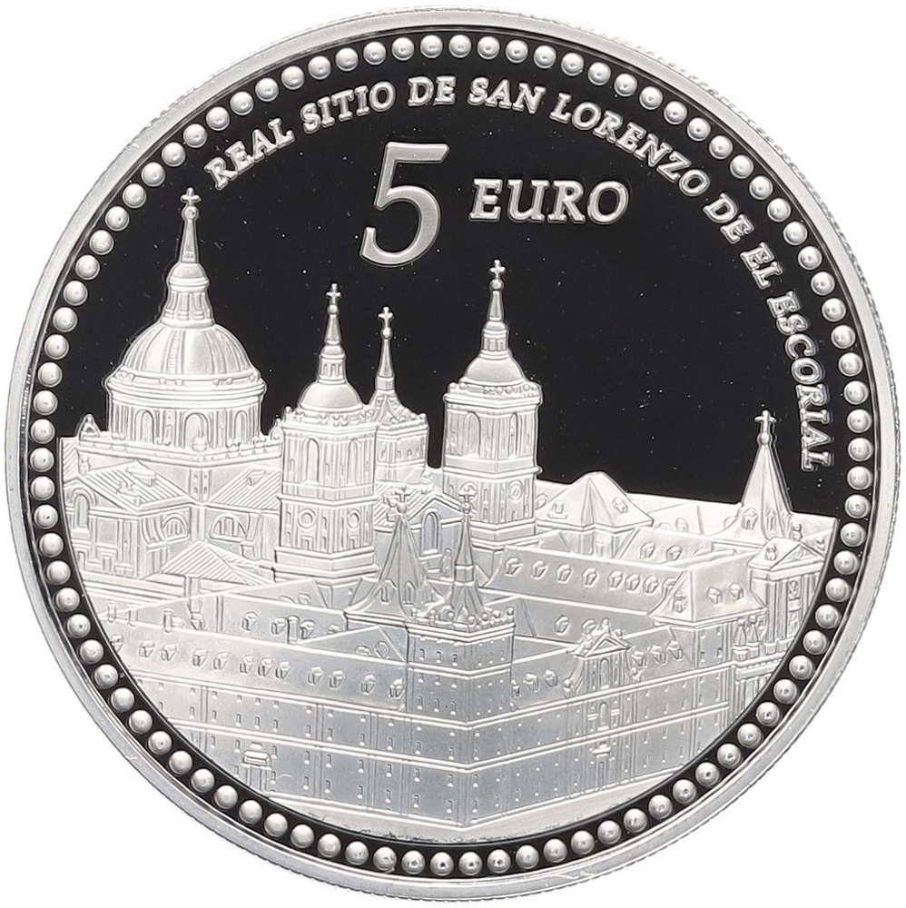 5 евро 2013 года Испания «Национальное достояние — Монастырь Эскориал» — Фото №1