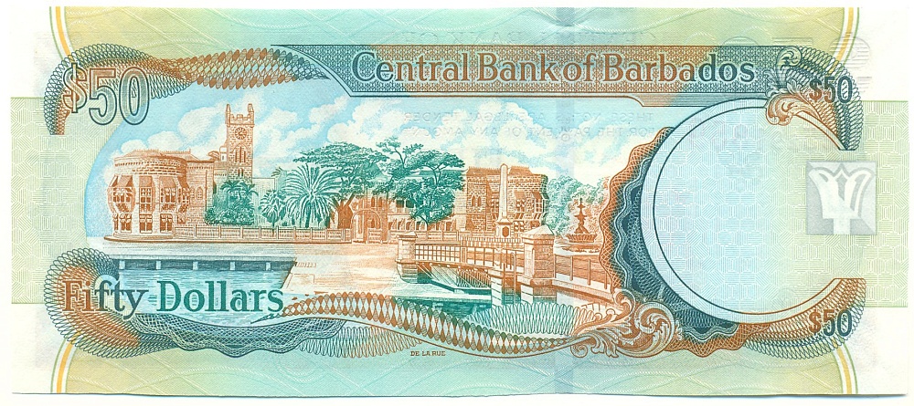50 долларов 2007 года Барбадос — Фото №2