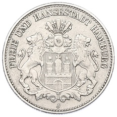 2 марки 1903 года Германия (Гамбург) — Фото №1