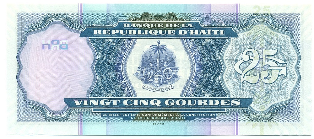 25 гурдов 2009 года Гаити — Фото №2