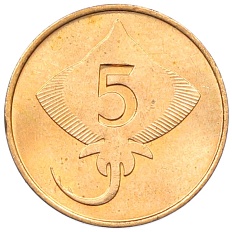 5 эйре 1981 года Исландия — Фото №1
