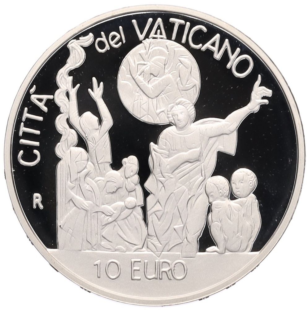 10 евро 2002 года Ватикан «Всемирный день мира» — Фото №1